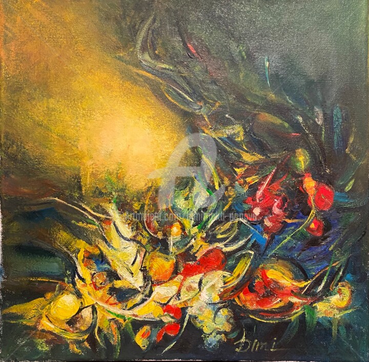 绘画,  15.8x15.8 in 