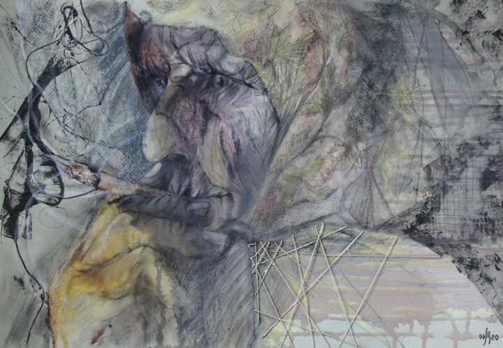 THE LADY OF DESTINY 图画, 16.5x23.6 in