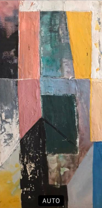 Painting titled "Untitled 005" by Matanat Homaee Rad, Original Artwork, Collages
