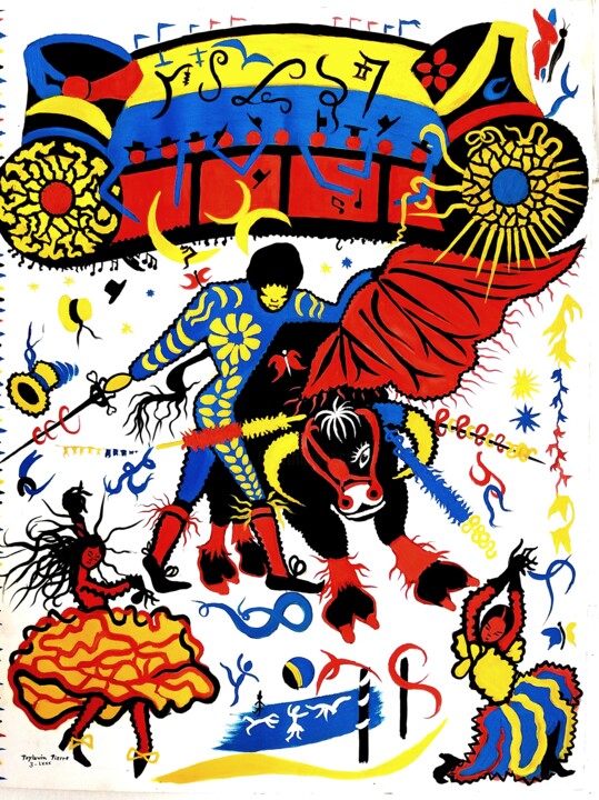 affiche corrida 3 COULEURS