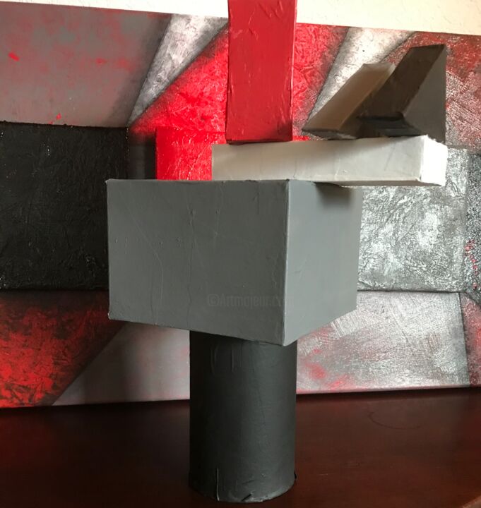 Formes géométriques 雕塑, 16.1x9.8 in