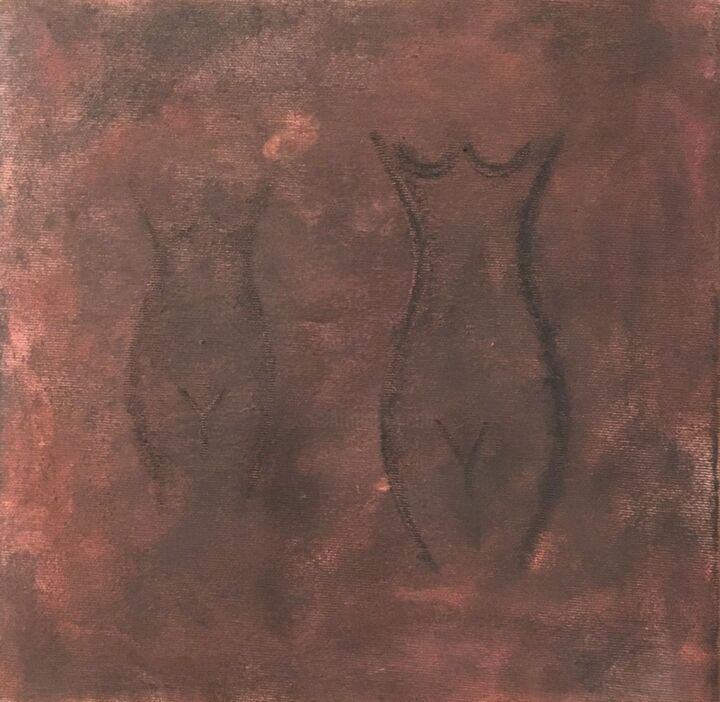 La nudité 绘画, 11.8x11.8 in