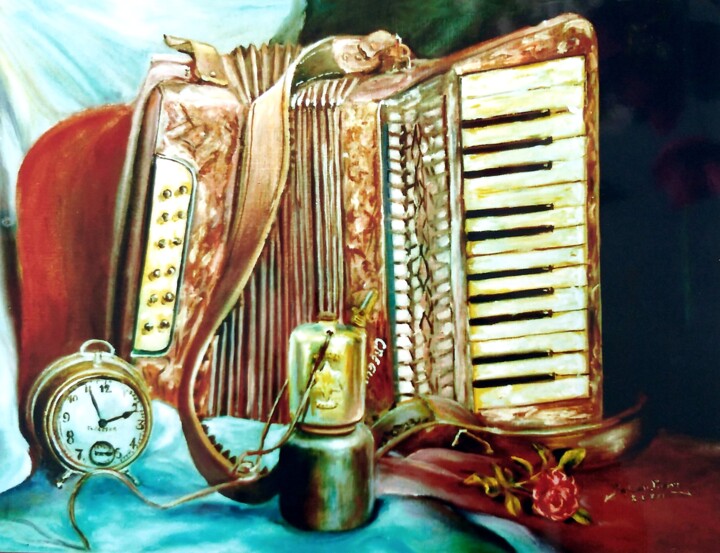 nature morte : accordéon