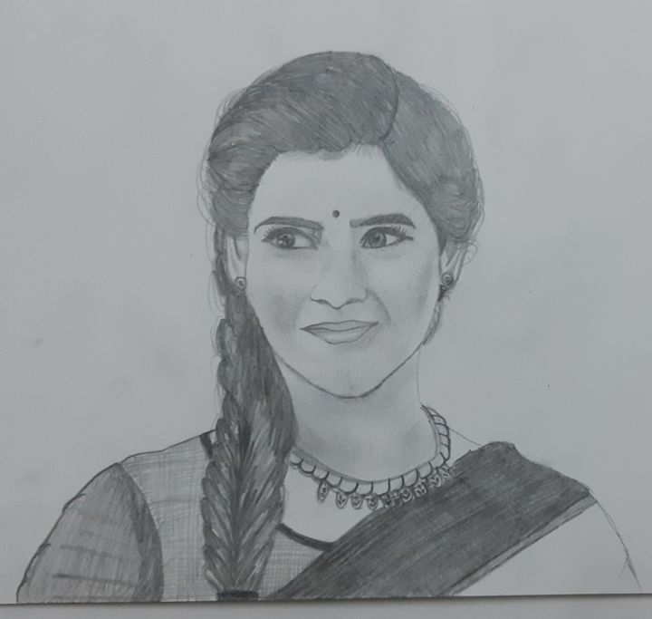 Tekening getiteld "Human Portraits" door Subhalakshmi Sureshkumar, Origineel Kunstwerk, Potlood
