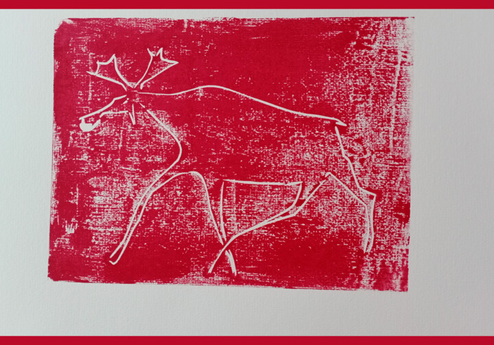 Moose 印花与版画, 11.8x15.8 in