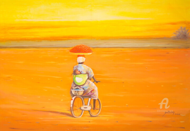 Homeward Journey 绘画, 30x40 in