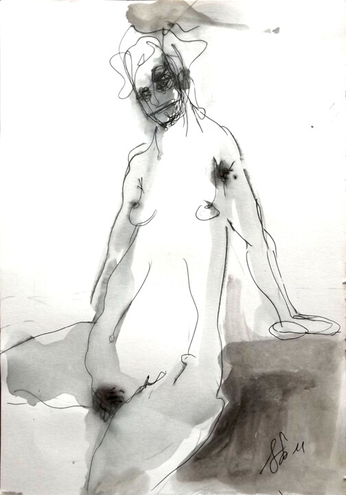 Nudo #1 图画, 9.8x6.9 in