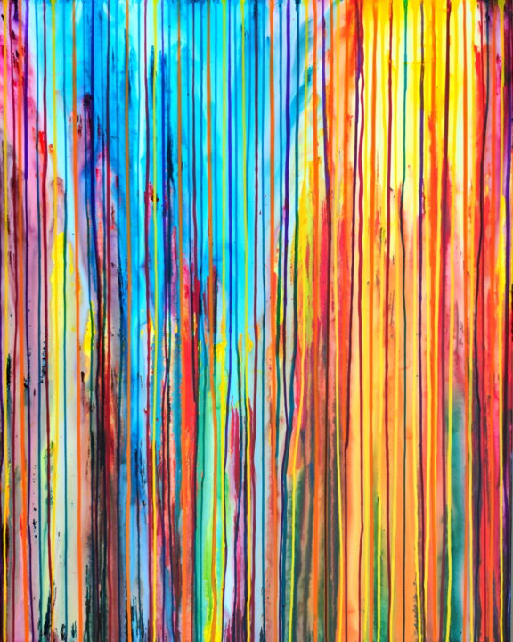 Painting titled "The Emotional Creat…" by Carla Sá Fernandes, Original Artwork, Acrylic