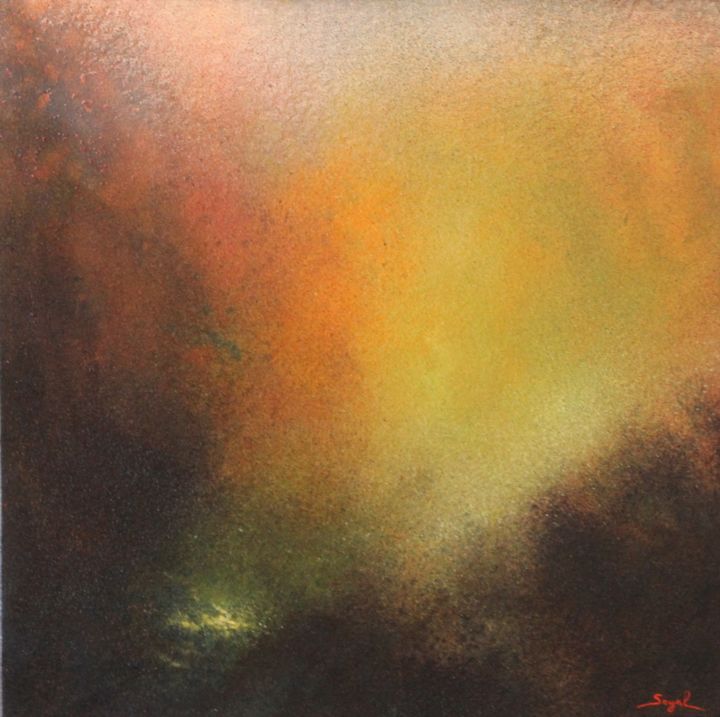 La petite lumière 绘画, 19.7x19.7 in