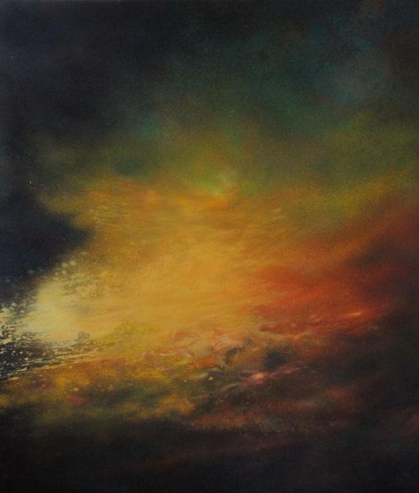 Clarté vespérale 绘画, 57.5x49.2 in
