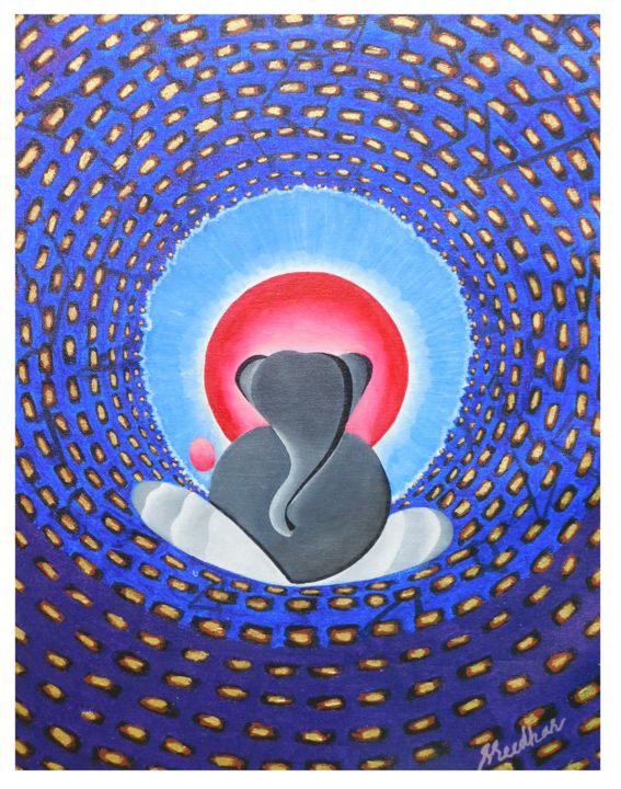 "Untitled12" başlıklı Tablo Sridhar Ampilli tarafından, Orijinal sanat, Akrilik