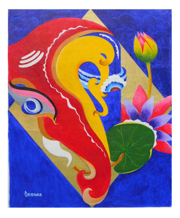 "Untitled14" başlıklı Tablo Sridhar Ampilli tarafından, Orijinal sanat, Akrilik