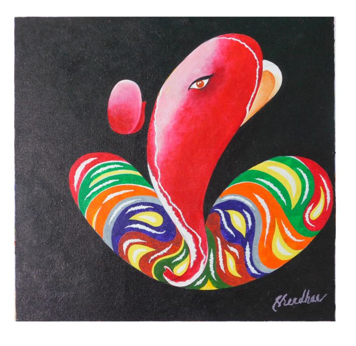 "Untitled17" başlıklı Tablo Sridhar Ampilli tarafından, Orijinal sanat, Akrilik