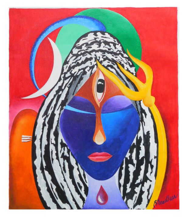 "Untitled19" başlıklı Tablo Sridhar Ampilli tarafından, Orijinal sanat, Akrilik