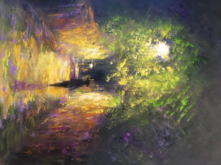 Peinture intitulée "L’élégante" par Anne Vignau, Œuvre d'art originale, Acrylique