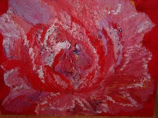 Malerei mit dem Titel "explosie, explosion" von Lisa De Coninck-Matitaputty, Original-Kunstwerk