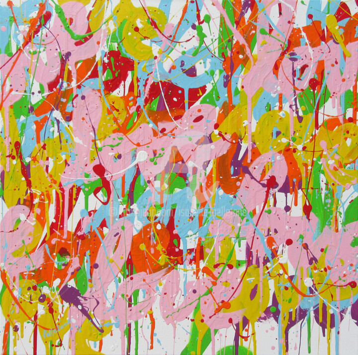 Always Love 绘画, 23.6x23.6 in