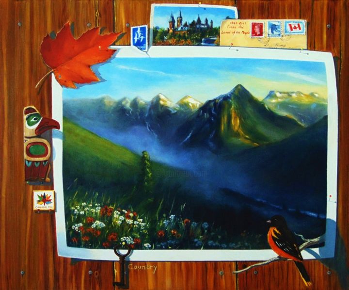 Visitor 绘画, 20x24 in