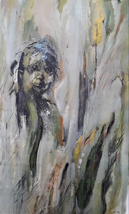 Peinture intitulée "Untitled-5" par Simin Salar Amoli, Œuvre d'art originale, Acrylique