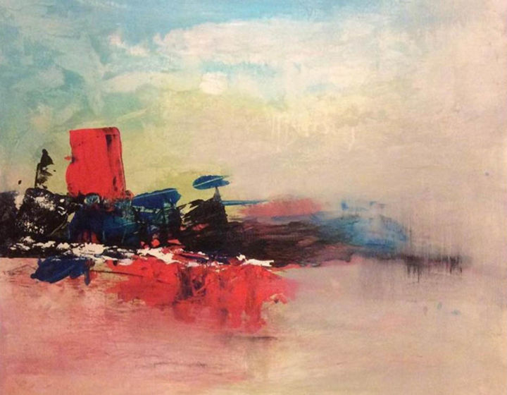Peinture intitulée "Untitled-1" par Zahra Hooshyar, Œuvre d'art originale, Acrylique