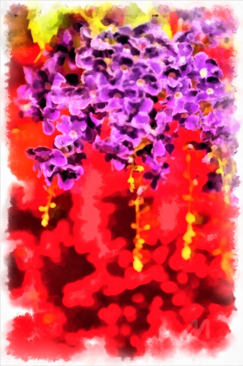 Fotografie getiteld "SUMMER PAINTS" door Elina Geyer, Origineel Kunstwerk, Digitaal Schilderwerk