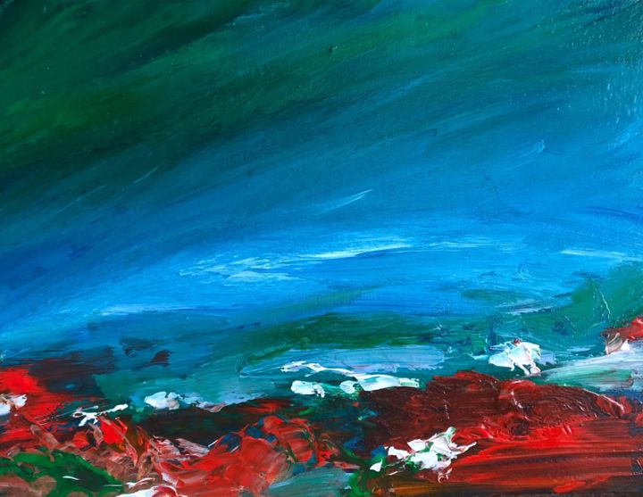 Peinture intitulée "Untitled-2" par Zahra Hooshyar, Œuvre d'art originale, Acrylique