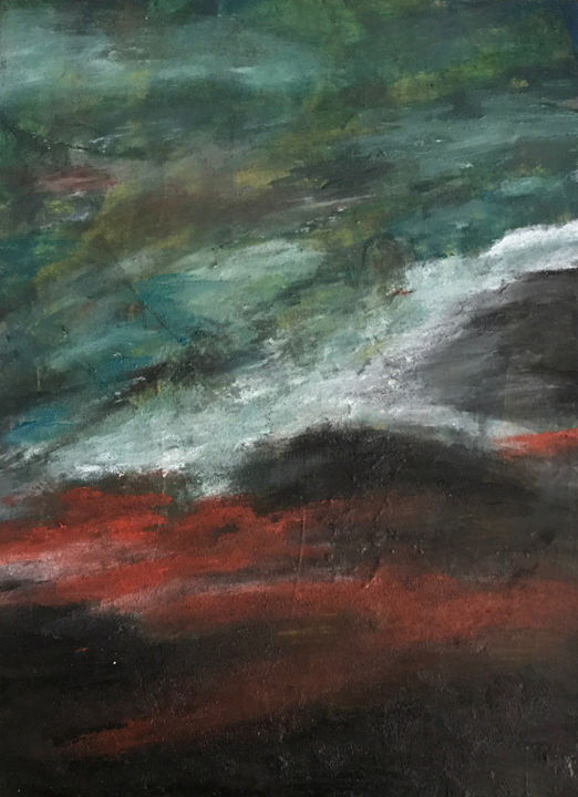 Peinture intitulée "Untitled-5" par Zahra Hooshyar, Œuvre d'art originale, Acrylique