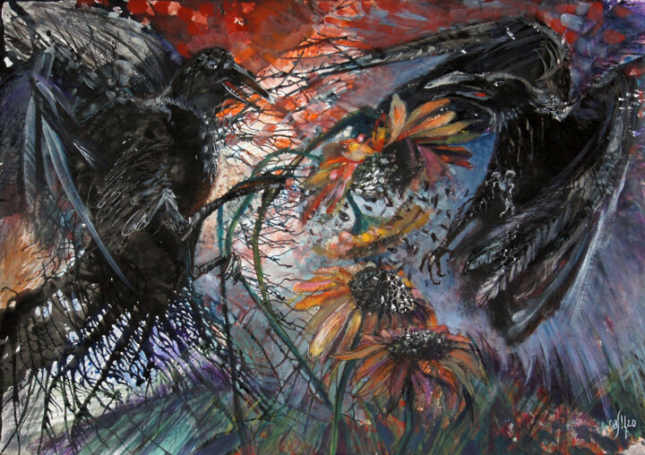 Pittura intitolato "All the vanity of v…" da Maria Shedrina, Opera d'arte originale, Acrilico