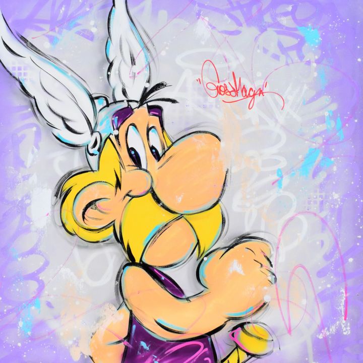 Asterix 绘画, 39.4x39.4 in