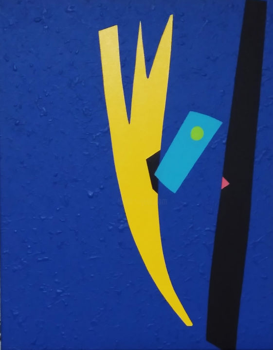 "Just in Case IV" başlıklı Tablo Josef Kursky tarafından, Orijinal sanat, Akrilik Ahşap Sedye çerçevesi üzerine monte edilmiş