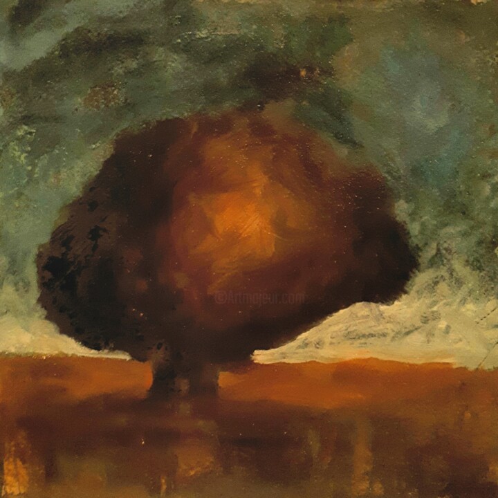 绘画,  7.9x7.9 in 