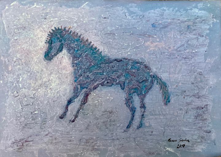 depths of the earth 绘画, 11.8x15.8 in