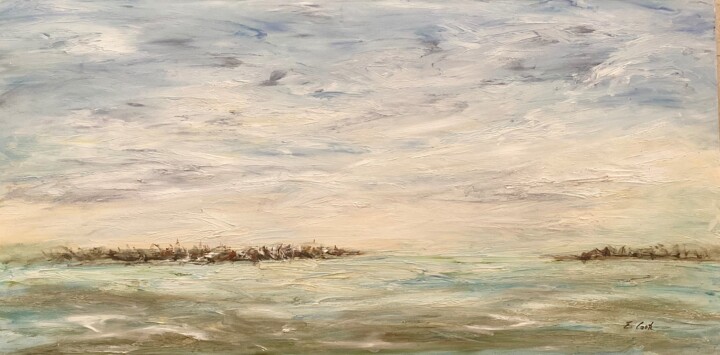 Peinture intitulée "Lost in Soft Horizo…" par Elisa Cook Benbassat Bassat, Œuvre d'art originale, Huile