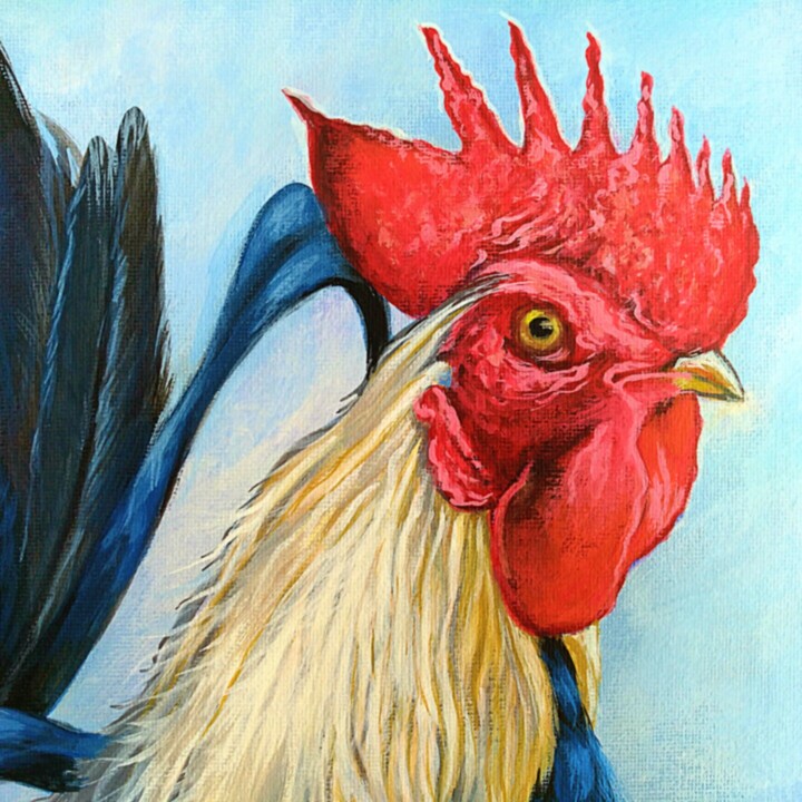 Gallo, Painting by Ulyana Holevych | ArtMajeur