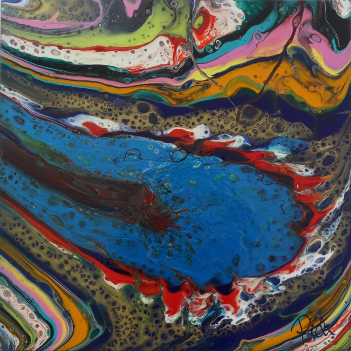 Pintura titulada "Pich ' magic abstra…" por Pich, Obra de arte original, Acrílico