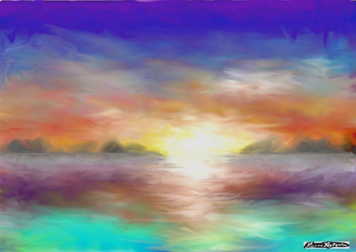 colère d'un soir sur la mer