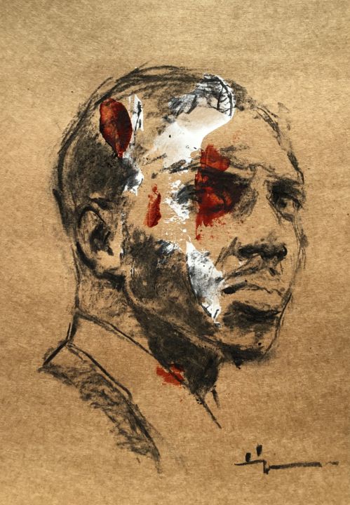 Fight 图画, 11.4x8.3 in