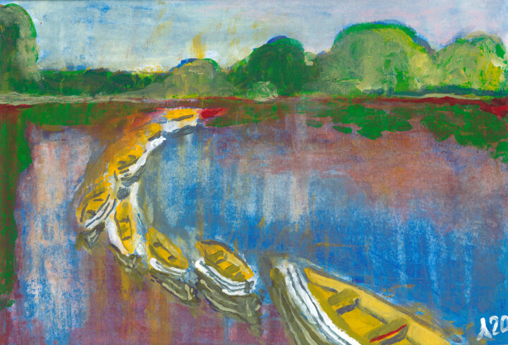 BARQUE 3 绘画, 8.3x11.7 in
