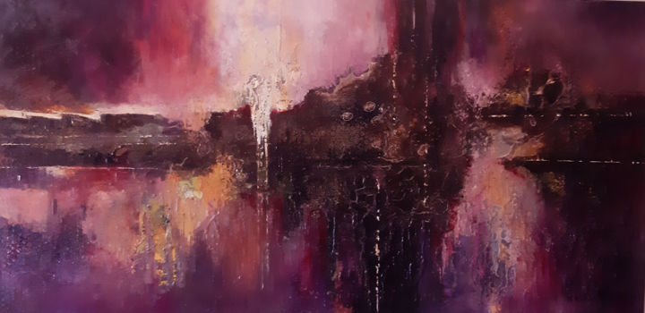 Time of Wine and Roses 绘画, 23.6x47.2 in