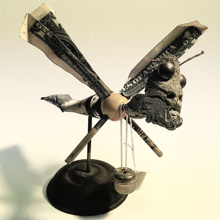 雕塑 标题为“Macro-model Of The…” 由Wilf Tilley, 原创艺术品, 粘土