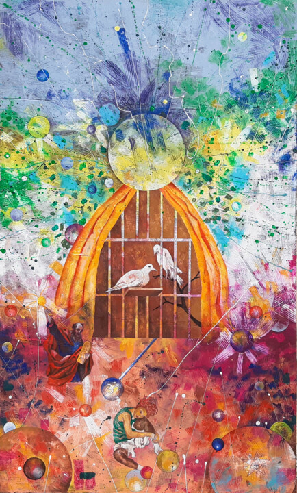DREAM OFF 绘画, 39.4x23.6 in