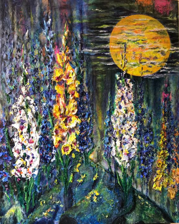 At the Edge 绘画, 30x24 in