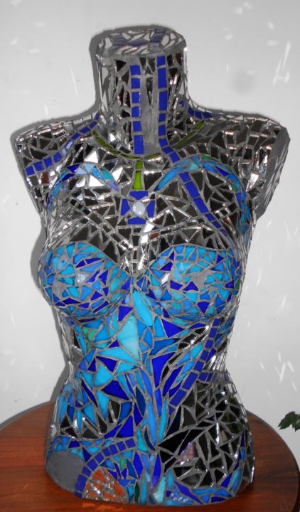 " Atlantide Woman Vibration " by Hay Barbara 雕塑, 23.6x15.8 in
