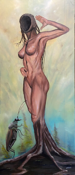The scream 绘画, 47.2x19.7 in