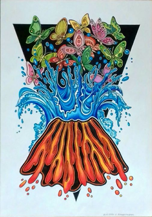 图画,  16.5x11.8 in 