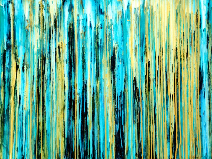 Painting titled "The Emotional Creat…" by Carla Sá Fernandes, Original Artwork, Acrylic Mounted on Wood Stretcher frame