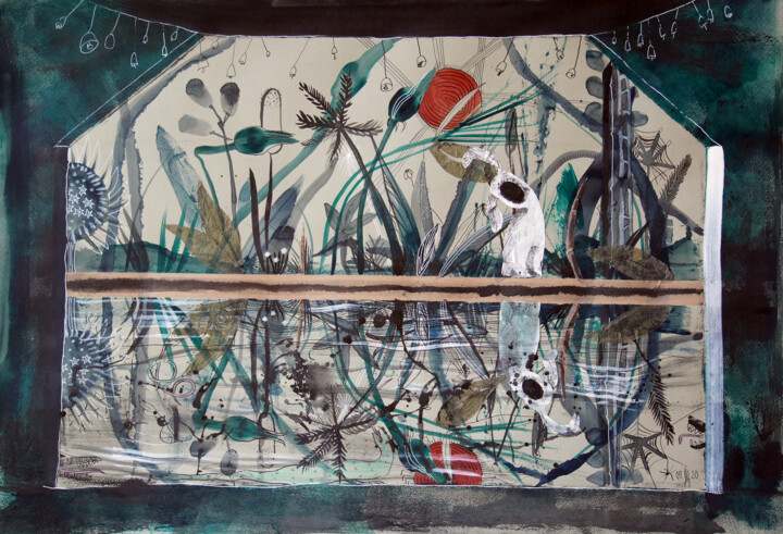 Inner Rabbit 图画, 16.5x23.6 in