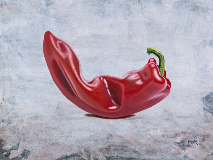 Chili Sin Carne 绘画, 11.8x15.8 in