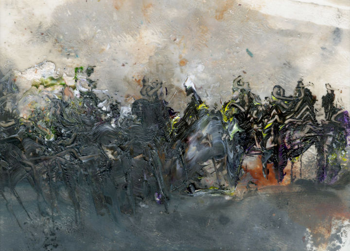 Painting titled "The Light Brigade (…" by Jim Fischer, Original Artwork, Oil
