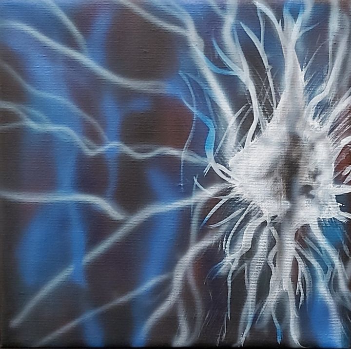 Gedankenzelle 绘画, 7.9x7.9 in